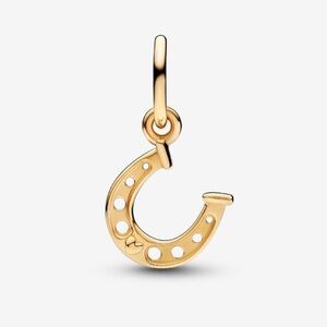 Pandora *FIRM PRICE* Gold Horseshoe Pendant